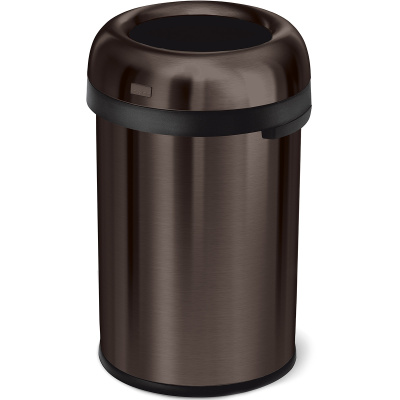 Kosz na śmieci XXL 115 Litrów Bullet Open simplehuman czekoladowy CW1472