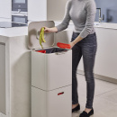 Kosz na śmieci z funkcją segregacji Totem Max Joseph Joseph 60 Litrów, kremowy 30061