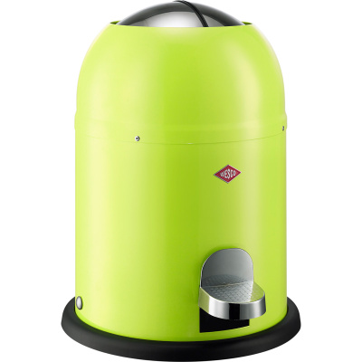 Kosz na śmieci zielony, pedałowy 9 Litrów Single Master Wesco 180212-20