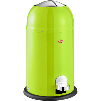 Kosz na śmieci zielony pedałowy Kickmaster Junior 12 litrów Wesco 180312-20
