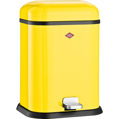 Kosz na śmieci żółty pedałowy Single Boy 13 litrów Wesco 132212-19