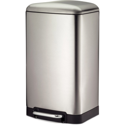 Kosz pedałowy na śmieci 30 litrów, stal nierdzewna, satynowana Davino Kela KE-10903