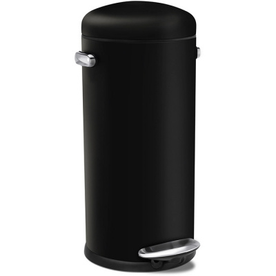 Kosz pedałowy Retro 30L SimpleHuman czarny CW1258