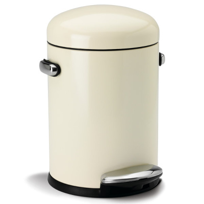 Kosz pedałowy Retro SimpleHuman ecru 0013602