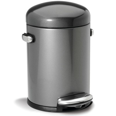 Kosz pedałowy Retro SimpleHuman grafitowy 013619