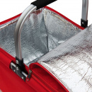 Kosz piknikowy, koszyk na zakupy Cesta Iris czerwony 9229-T