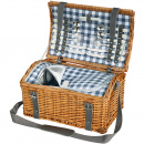 Kosz piknikowy z wikliny dla 4 osób z komorą termiczną Garda Cilio CI-156768