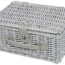 Kosz piknikowy z wyposażeniem Brebbia dla 2 osób Cilio szary CI-156737