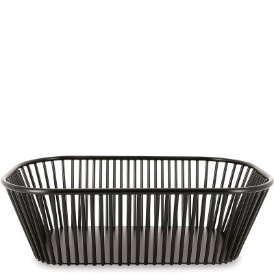 Koszyk na pieczywo i owoce 29x18 cm Revol Touch czarny, stalowy RV-650496-1