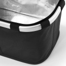 Koszyk na zakupy izolowany Reisenthel Carrybag ISO Black RBT7003