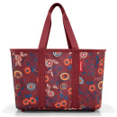 Koszyk na zakupy Reisenthel Mini maxi basket square berry dark ruby RBVoff3037
