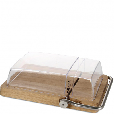 Krajalnica strunowa do sera Petit Paris Boska deska dębowa z kloszem BO-850531