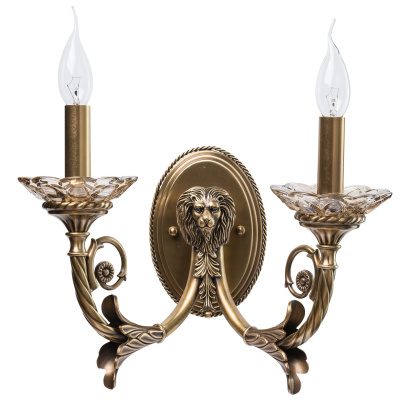 Królewski kinkiet mosiężny CHIARO Classic 491022002