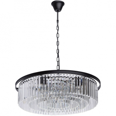 Kryształowa, duża lampa wisząca w stylu Loft MW-Light 498014910