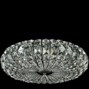 Kryształowa lampa sufitowa okrągła Broche Maytoni Classic DIA902-04-N