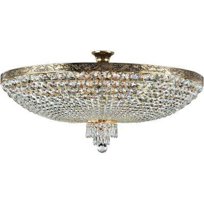 Kryształowa lampa sufitowa Palace Maytoni Classic DIA890-CL-10-G