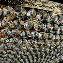 Kryształowa lampa sufitowa Palace Maytoni Classic DIA890-CL-10-G