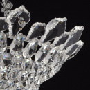 Kryształowa, luksusowa lampa wisząca, chromowane wykończenie MW-LIGHT Crystal 447010306