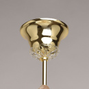 Kryształowy żyrandol na 6 żarówek, złote wykończenie MW-LIGHT Crystal 447010406