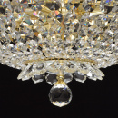 Kryształowy żyrandol na 6 żarówek, złote wykończenie MW-LIGHT Crystal 447010406