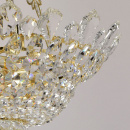 Kryształowy żyrandol na 6 żarówek, złote wykończenie MW-LIGHT Crystal 447010406