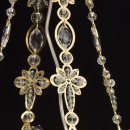 Kryształowy żyrandol na 6 żarówek, złote wykończenie MW-LIGHT Crystal 447010406