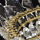 Kryształowy żyrandol na 6 żarówek, złote wykończenie MW-LIGHT Crystal 447010406