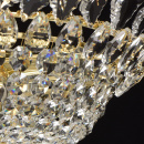 Kryształowy żyrandol na 6 żarówek, złote wykończenie MW-LIGHT Crystal 447010406