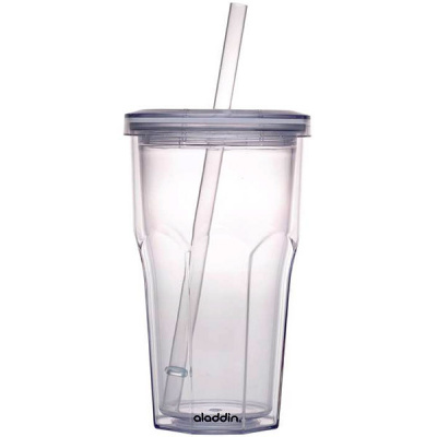 Kubek do zimnych napojów ze słomką Aladdin AL-10-01323-006