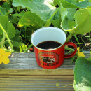 Kubek emaliowany z uchem VW T1 Legendary czerwony BR-BUTA15