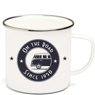 Kubek emaliowany z uchem VW T1 On The Road BR-BUTA11