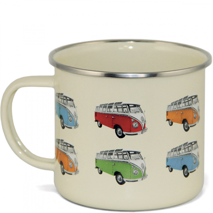 Kubek emaliowany VW bus