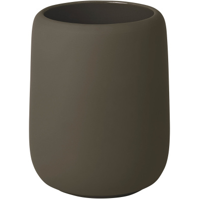 Kubek łazienkowy, ceramiczny Blomus Sono tarmac B69156