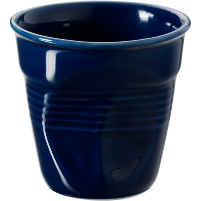 Kubek porcelanowy do cappuccino Revol granatowy 643558