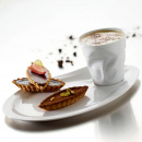 Kubek porcelanowy do cappuccino Revol granatowy 643558