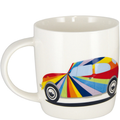 Kubek porcelanowy z uchem VW Beetle Stripes BR-BETA02