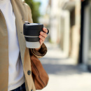 Kubek silikonowy do kawy, składany To Go Lekue 0301050G10M017