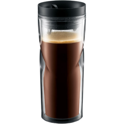 Kubek termiczny akrylowy 0,45l Bodum Travel czarny BD-11042-01