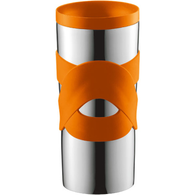 Kubek termiczny stalowy 0,35l Bodum Travel pomarańczowy BD-11043-106
