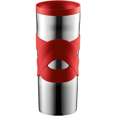 Kubek termiczny stalowy 0,45l Bodum Travel czerwony BD-11044-294