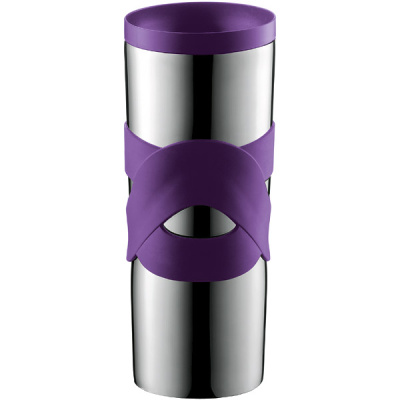 Kubek termiczny stalowy 0,45l Bodum Travel fioletowy BD-11044-278