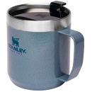 Kubek termiczny z uchwytem, stalowy Stanley Classic 0,35 Litra, niebieski 10-09366-096