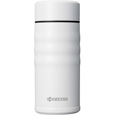 Kubek termiczny z wewnętrzną powłoką ceramiczną Kyocera Twist Top biały MB-12SWH