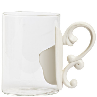 Kubek z porcelanowym uchem Seletti Era Baroque _07005BAR