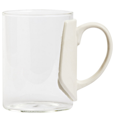 Kubek z porcelanowym uchem Seletti Era Minimalizm _07005MINI