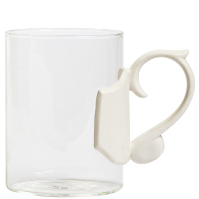 Kubek z porcelanowym uchem Seletti Era Neoclassic _07005NEO