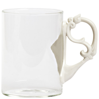 Kubek z porcelanowym uchem Seletti Era Rococo _07005ROC