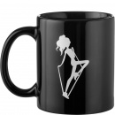 Kubek z uchem Aktywnego Dnia HPBA czarny KC003