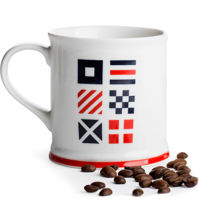 Kubek z uchem Äta Utomhus Nautic Sagaform czerwony SF-5017850