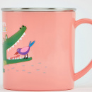 Kubek z uchem dla dzieci różowy Infant Cuitisan EC10105P